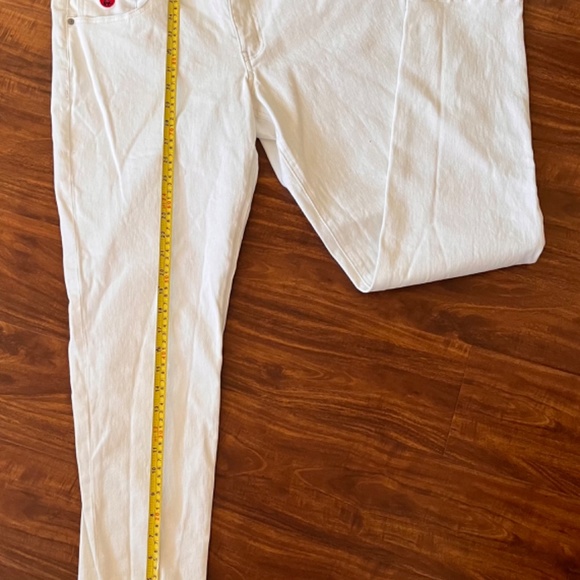 NWOT RED Jeans NYC White Skinny Jeans - Picture 8 of 12